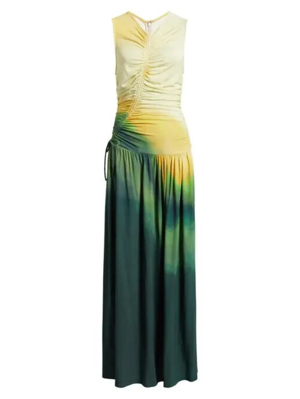 NEW,  Sani Name Ruchi Center Ruched Ombré Knit Dress in Multi Sz M #MD2159